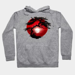 Bonsai World, Bonsai Tree Red Dawn Hoodie